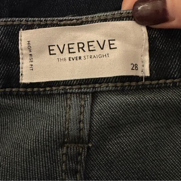 EVEREVE Ever Straight High Rise Jean in Sociable Wash Sz 28 - Picture 8 of 12